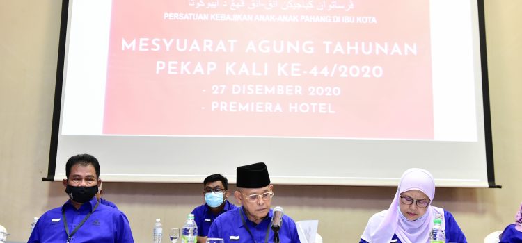 Mesyuarat Agung Tahunan PEKAP Kali ke-44 di Premiera Hotel, KL pada 27 Disember 2020