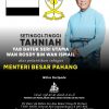 Tahniah Atas Perlantikan Sebagai Menteri Besar Pahang